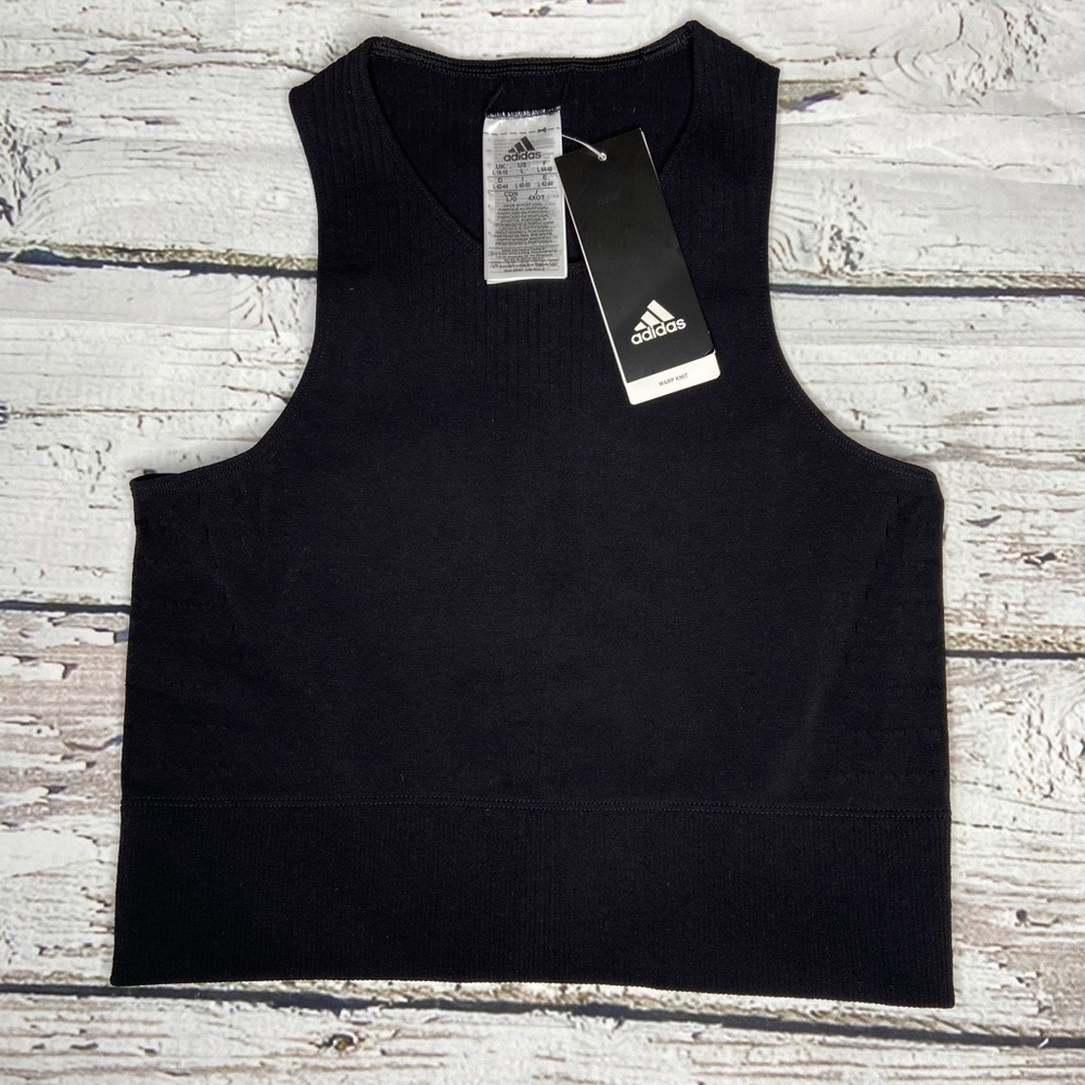 NWT Adidas WRPKNT Crop Top Size L
